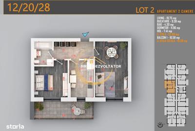 Apartament cu 2 camere decomandat în Titan - 5