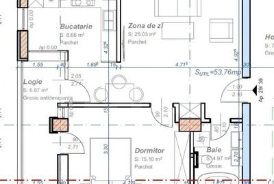 Apartament cu 2 camere semidecomandat în Aradului - 1