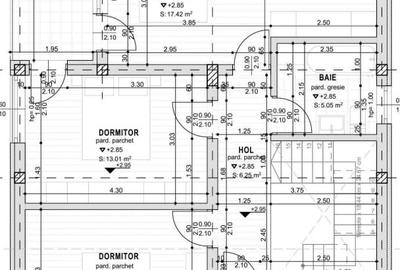 CARTIER PRIVAT, CASA 4 CAMERE, 2 BAI, MIROSLAVA , PLACA DE BETON PESTE ETAJ - 17