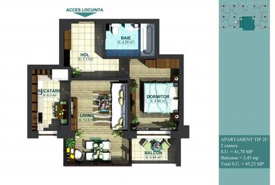 Promotie apartament 2 camere direct de la dezvoltator! - 3