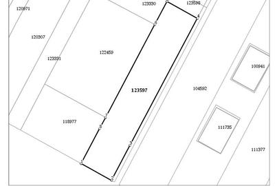 Teren Construcții intravilan de 2465 mp, în Vest