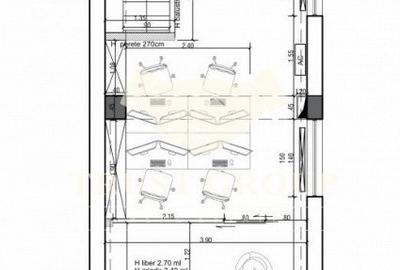 Apartament cu 3 camere, mobilat în Domenii - 11