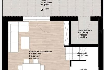 Casă cu 3 camere în Rudicica - 2