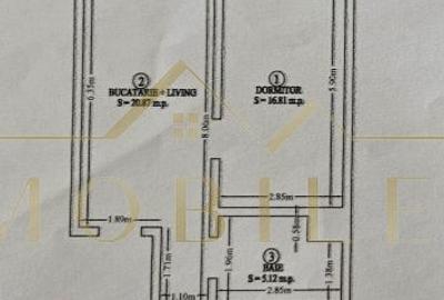 Apartament cu 2 camere în Dâmbul Rotund
