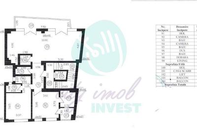 Apartament cu 3 camere în Dorobanți