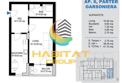 Titan  Garsoniera decomandata 41 mp la 15 min. metrou Teclu - 2
