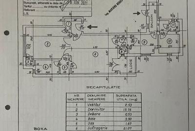 COMISION 0% - Apartament cu 2 camere + birou, str. Paleologu - Armeneasca - 24