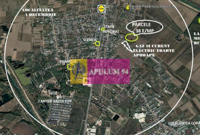 Teren de 524 mp, în 1 Decembrie - 26