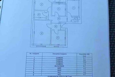 Apartament cu 4 camere decomandat în Murfatlar - 1