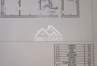 Apartament de vanzare cu 3 camere, balcon, etaj 1 -Zona Calea Dumbravii - 15