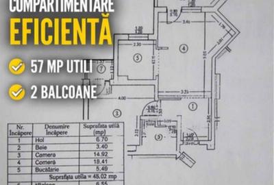 Apartament cu 2 camere semidecomandat în Copou - 6