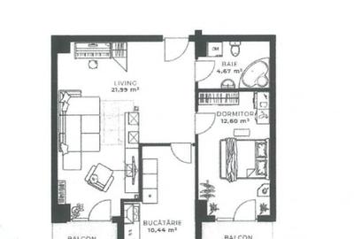 Apartament 2 camere, etaj intermediar, CF, Baza Sportiva Gheorgheni - 7