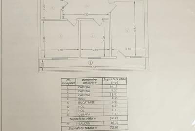 Apartament cu 3 camere decomandat în Obor - 4