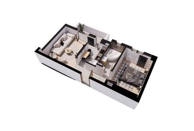 Apartament cu 2 camere decomandat în Rediu - 12