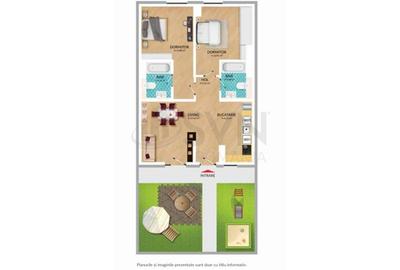 REA1024929 Apartament 3 camere 2 bai si gradina Tei - 4