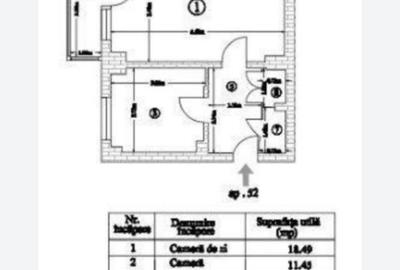 Apartament 2 camere de vânzare Gorjului - 8