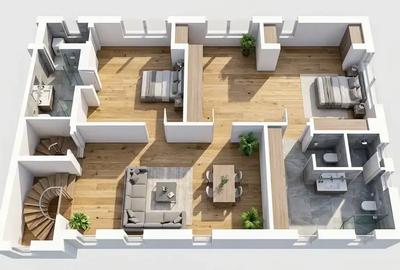 Penthouse cu 6 camere decomandat în Floreasca - 2