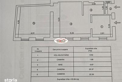 Apartament cu 2 camere în Orașul de Jos - 10