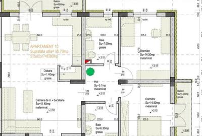 Apartament cu 3 camere decomandat în Sântandrei - 2