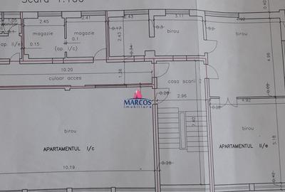 Birou, 390 mp în Centrul Civic
