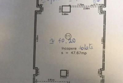 Spațiu comercial, de 48 mp, în Central