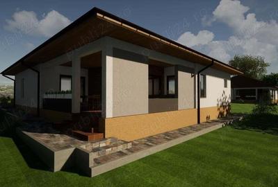 Oras Baia Sprie (zona spre Unguras) casa noua pe parter, semifinisata, s.u. = 160mp, teren 900 mp - 1