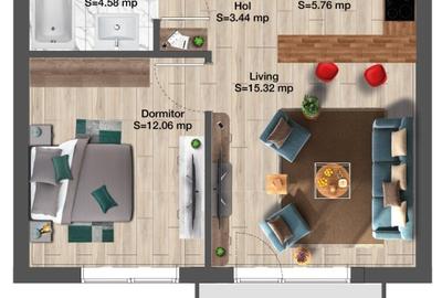 Studio dublu, modern si exclusivist, ansamblu rezidential nou, Copou - 4