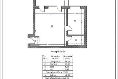 Apartament 2 camere premium - City Point Aviatiei  - Balcon generos - 3