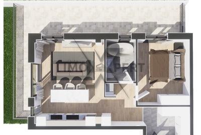 Apartament 2 camere, Terasa de 35 mp , Baciu Regal - 2