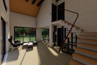 Teren de vis cu vedere spre munte – fundație și autorizație gata! - 1