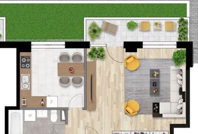 Garsonieră în Între Lacuri