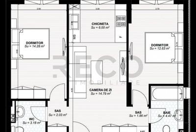 RECO Apartament 3 camere Ultracentral in Oradea - 3
