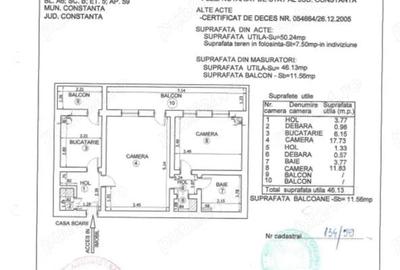 Apartament cu 2 camere semidecomandat în Central