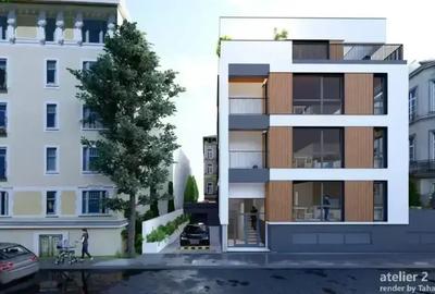 Apartament 3 camere, terasa 59 mp, curte 103 mp, balcon 6mp I Bloc nou