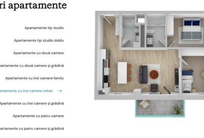 Ansamblu- apartamente cu 1-4 camere, semifinisate, zona Buna-Ziua - 7