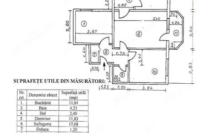 Apartament cu 3 camere decomandat în Central - 1