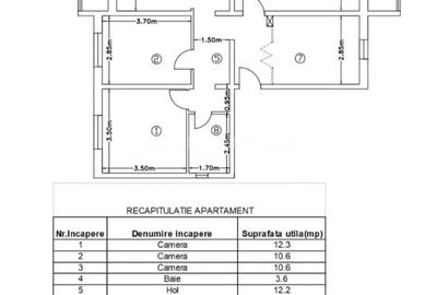 Apartament cu 4 camere decomandat în Cug - 1