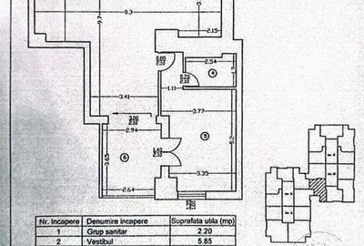 Apartament cu 2 camere în Tei