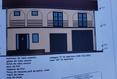 Casa in constructie D+P+1E, 198 mp. volum construit util, cu 836 mp teren. Casa in constructie D+P+1E, 198 mp. volum construit util, cu 836 mp teren. - 1