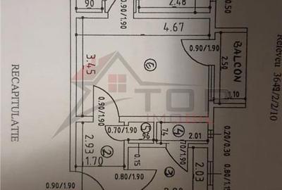 Apartament cu 3 camere semidecomandat în Podu Roș