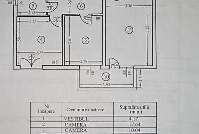Apartament 3 camere Titan - metrou Grigorescu - bloc H - etaj 3 - 7