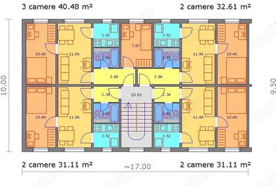 Apartament cu 2 camere nedecomandat în Brătianu - 2