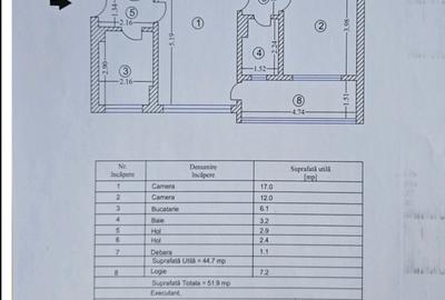 Apartament cu 2 camere semidecomandat în Bucureștii Noi - 12