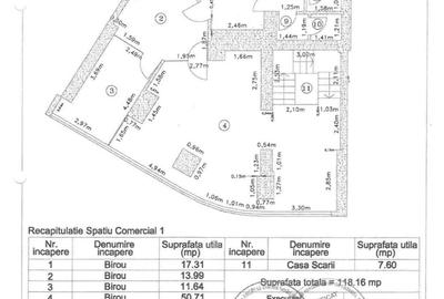 Unirii-Alba Iulia Rond-suprafata utila 225 mp-pret 6000 euro - 6