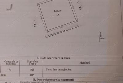 Teren de 405 mp, în Agigea
