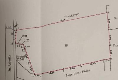 Teren de vanzare,suprafata 1045 mp, aproape de lac si de centru - 1