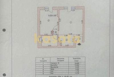 Apartament cu 2 camere semidecomandat, mobilat în Ștefăneștii de Jos - 6