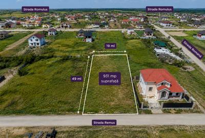 Teren Construcții intravilan de 931 mp, în Dudeștii Noi - 1