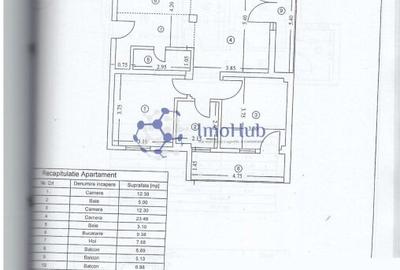 Apartament 3 camere, 92 mp, Cuibul Verde  Copou - 3