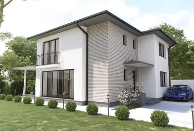 Casă individuală cu 4 camere cu Teren 500 Mp în Poenari - 1